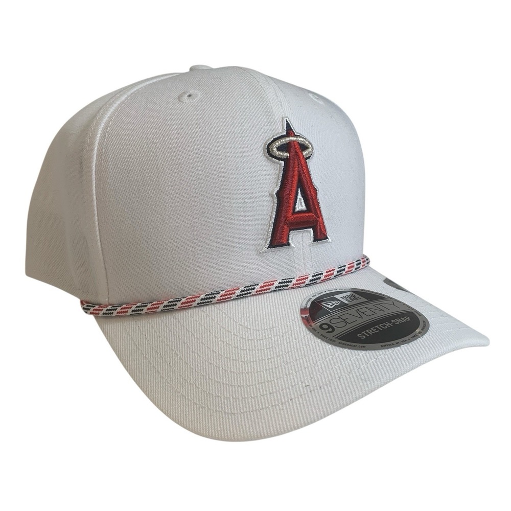 New Era Anaheim Angels White 9SEVENTY Rope Adjustable Snapback Hat Cap OSFM